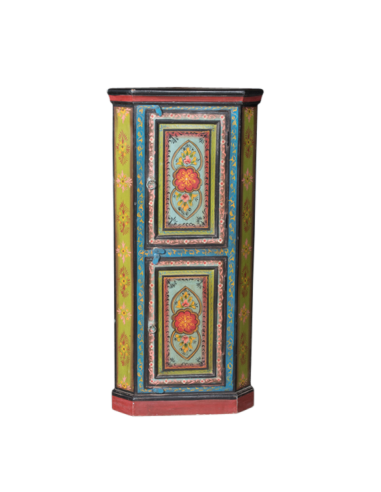 ARMOIRE D'ANGLE PEINTE