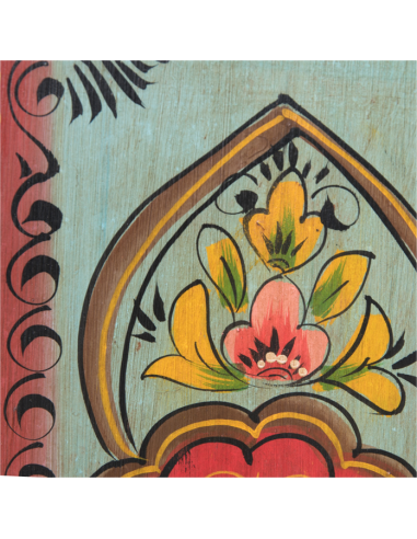 ARMOIRE D'ANGLE PEINTE