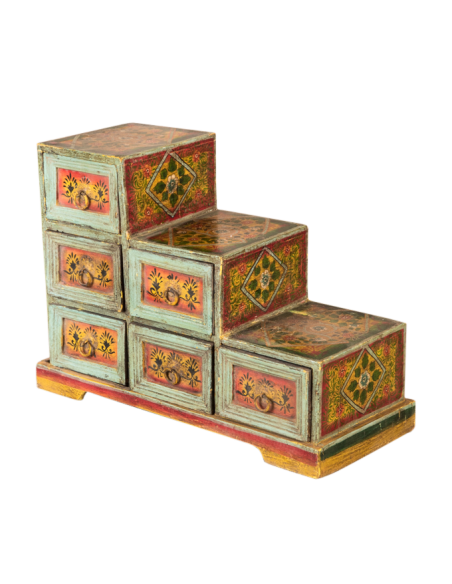 meuble escalier peinte