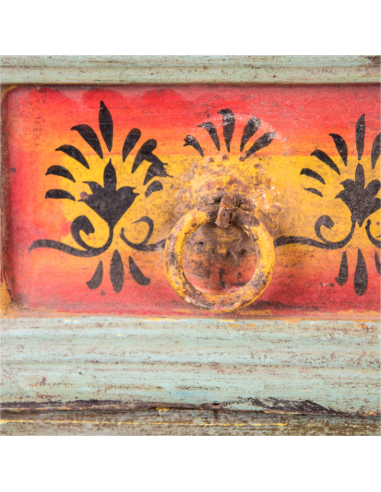 meuble escalier peinte