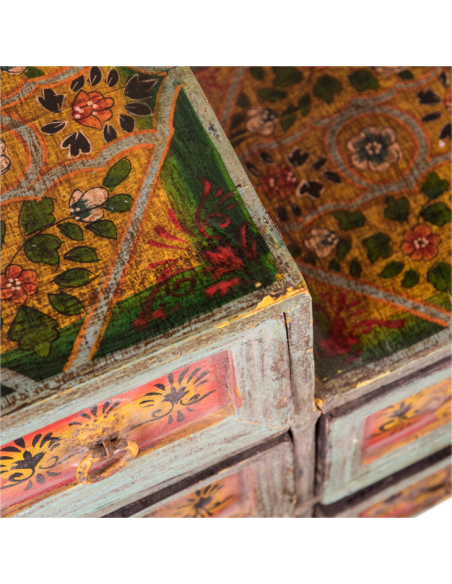 meuble escalier peinte