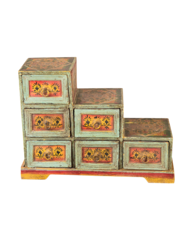 meuble escalier peinte