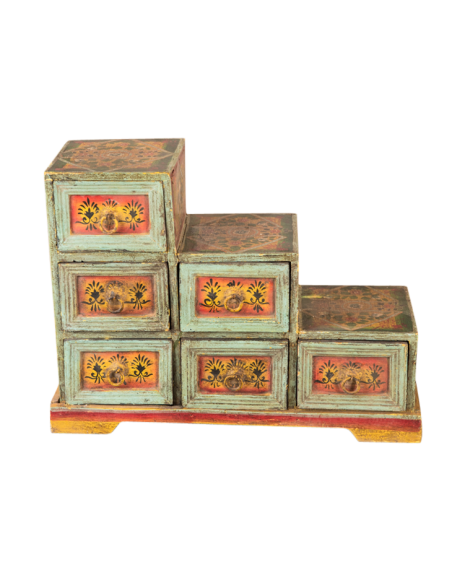 meuble escalier peinte