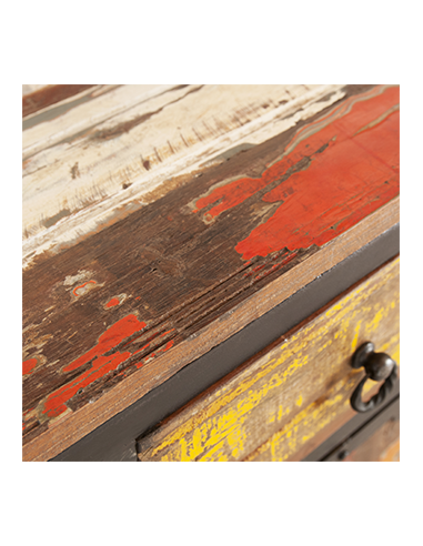 Desserte en bois recyclé "Periya"