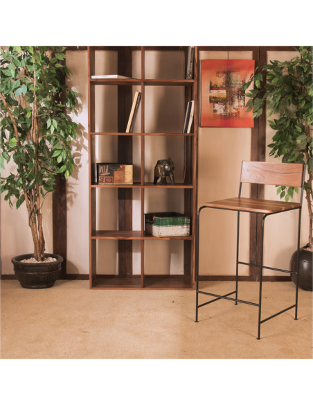 Bibliothèque en bois de rose - H 185 * 75 * 30 cm