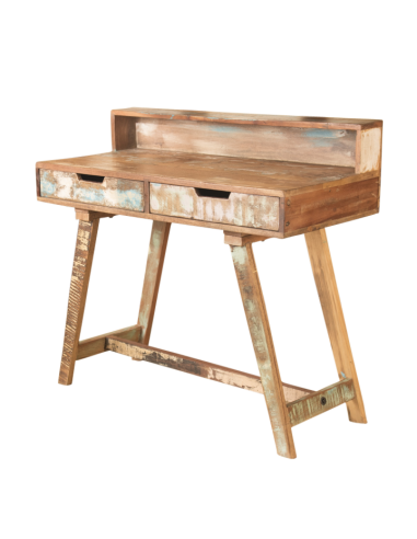 Bureau avec 2 tiroirs - H 90 x 100 x 45 cm