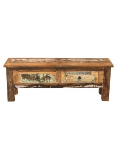 Table basse avec 2 tiroirs - H 40 x 110 x 30 cm 2