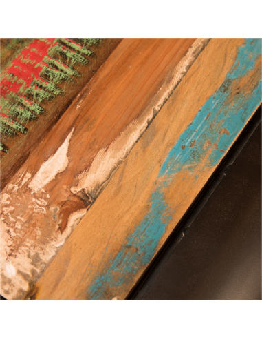 Tables gigognes en bois et métal recyclé