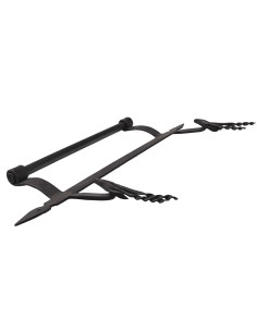 Wrought iron towel rack 2