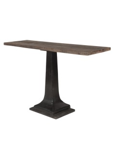 Console en Bois Massif Pied en Fer