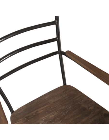 Chaise en métal "Yogini"