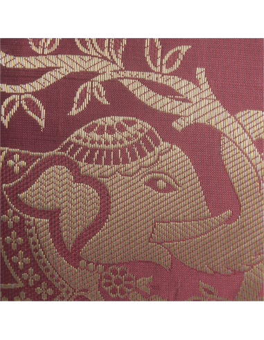 HOUSSE DE COUSSIN BRODE "ELEPHANT"