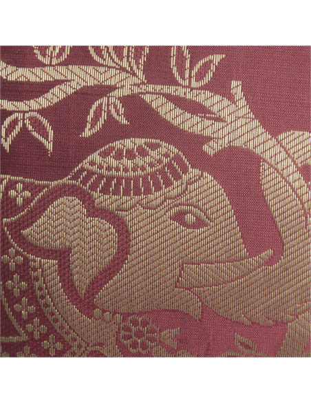 HOUSSE DE COUSSIN BRODE "ELEPHANT"