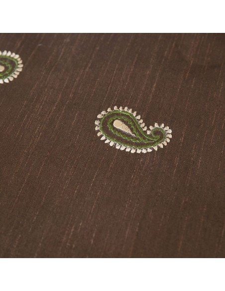 Chemin de table """"Esprit Zen"""", BRUN - H33x180x0