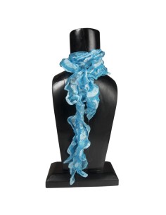Foulard torsadé en polyester - H120x20x0