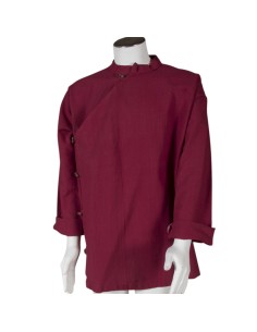 Blouse en coton style tibetain disponible dans toutes les tailles: S  M  L  XL  XXL.    rouge noir blanc -