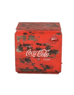 Square "Coca-Cola" metal...