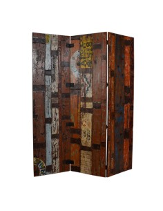 Paravent en bois recyclé