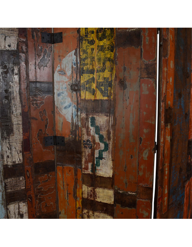 Paravent en bois recyclé