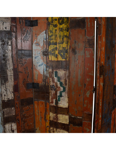 Paravent en bois recyclé