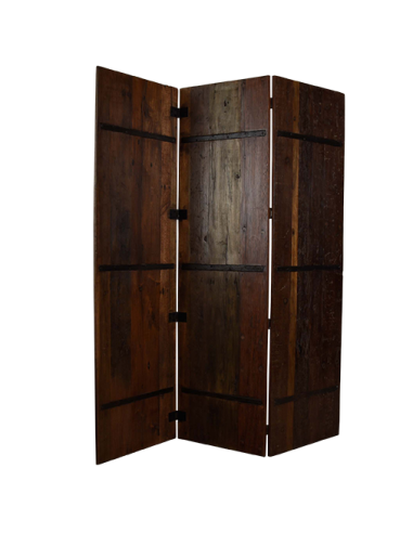 Paravent en bois recyclé