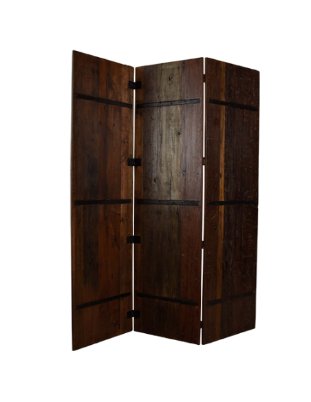 Paravent en bois recyclé