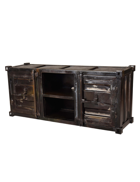 meuble tv container industriel
