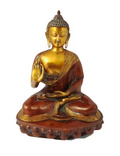 Big Buddha in bronze - H92x38x28