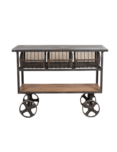 Desserte  avec plateau en pierre