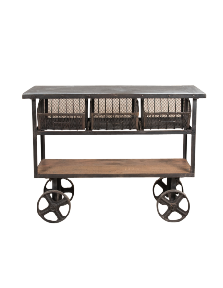 Desserte  avec plateau en pierre