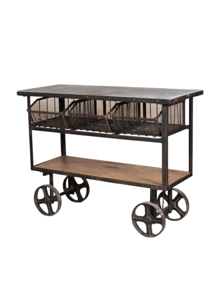 Desserte  avec plateau en pierre