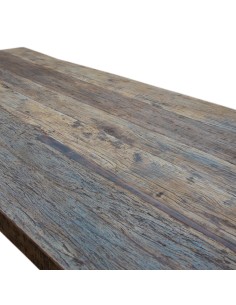 Table avc plateau en bois massif 2