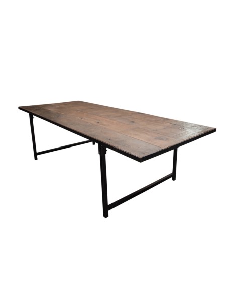 Table en bois recylce