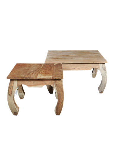 "Shawa" Raw rosewood table with...