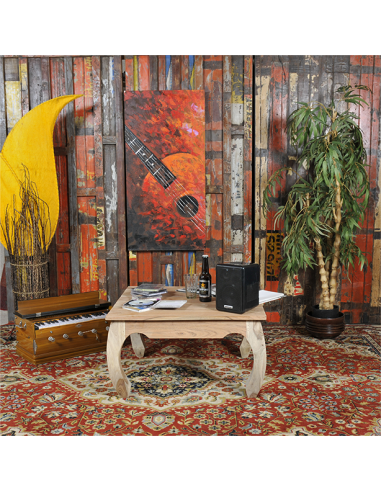 "Shawa" Raw rosewood table with...