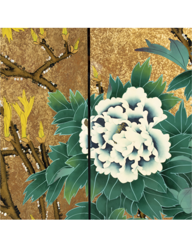 Paravant chinois 6 face unique