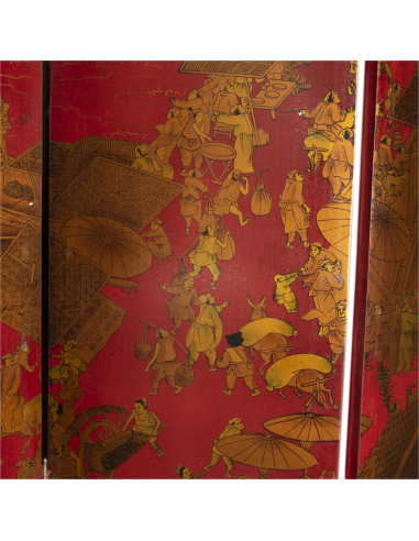 Paravant chinois 6 face unique