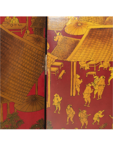 Paravant chinois 6 face unique