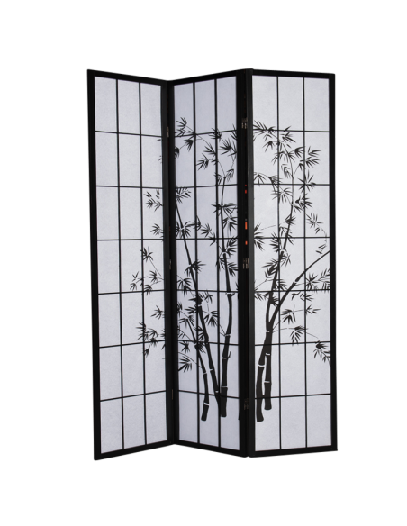 Paravent en papier de riz avec dessin