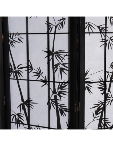 Paravent en papier de riz avec dessin