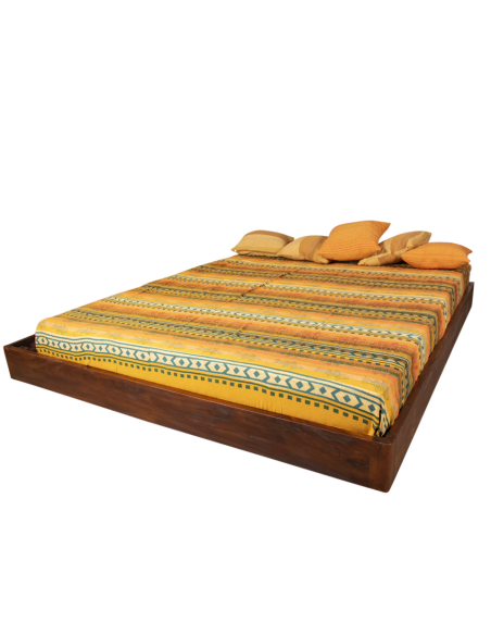 Lit au coin  arrondi