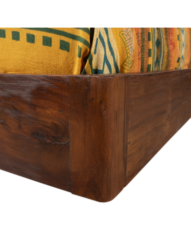 Lit au coin  arrondi