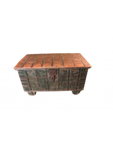 "Devgarh" Indian wheeled chest -...