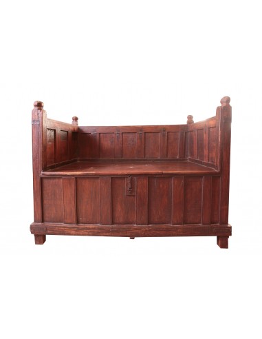 Banc & coffre ancien indien "Dwarka"...