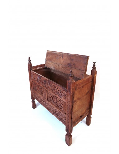 Coffre ancien "Bharuch" - pièce unique