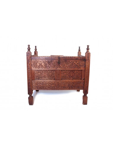 Coffre ancien "Bharuch" - pièce unique