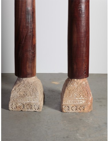 Colonna in legno antico - 1920