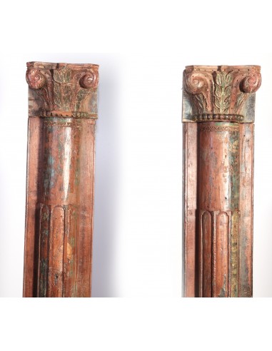 "Khajuraho" Ancient half-columns from...