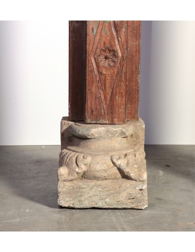 "Khajuraho" Ancient half-columns from...