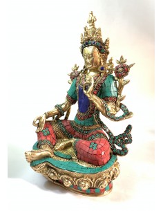 Statua di Tara in bronzo -... 2